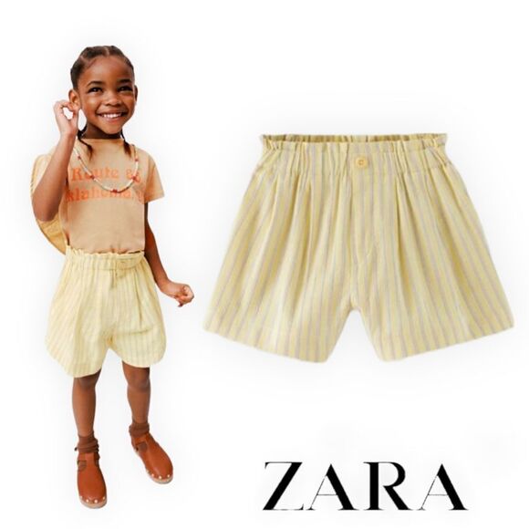 Zara Other - ZARA Kids | Yellow | STRIPED SHORTS